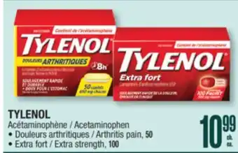 Jean Coutu TYLENOL Acetaminophen offer