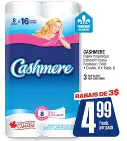 Jean Coutu CASHMERE Bathroom tissue offer