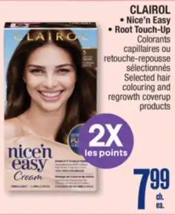 Jean Coutu CLAIROL Nice'n Easy, Root Touch-Up Selected hair colouring and regrowth coverup products offer