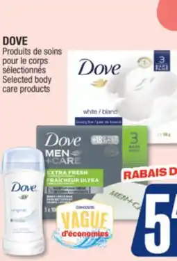 Jean Coutu DOVE Selected body care products offer