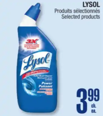 Jean Coutu LYSOL Selected products offer