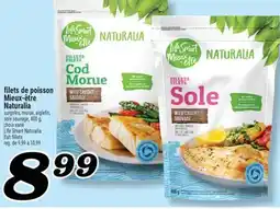 Marché Richelieu FILETS DE POISSON MIEUX-ÊTRE NATURALIA | LIFE SMART NATURALIA FISH FILLETS offer