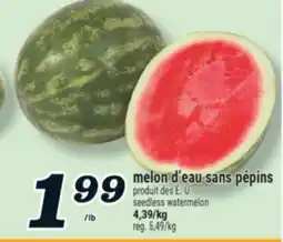 Marché Richelieu MELON D'EAU SANS PÉPINS | SEEDLESS WATERMELON offer
