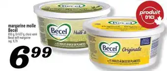 Marché Richelieu margarine molle Becel | Becel soft margarine offer