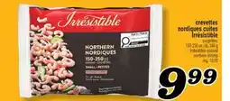 Marché Richelieu CREVETTES NORDIQUES CUITES IRRÉSISTIBLE | IRRÉSISTIBLE COOKED NORTHERN SHRIMP offer