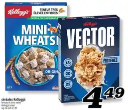 Marché Richelieu CÉRÉALES KELLOGG'S | KELLOGG'S CEREAL offer