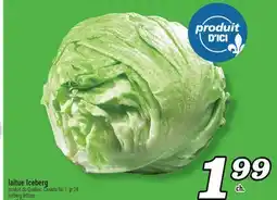 Marché Richelieu LAITUE ICEBERG | ICEBERG LETTUCE offer