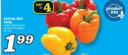 Marché Richelieu POIVRONS DOUX VARIÉS | ASSORTED SWEET PEPPERS offer