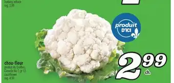 Marché Richelieu CHOU-FLEUR | CAULIFLOWER offer