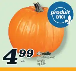 Marché Richelieu CITROUILLE | PUMPKIN offer