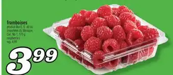 Marché Richelieu FRAMBOISES | RASPBERRIES offer