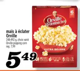 Marché Richelieu MAÏS À ÉCLATER ORVILLE | ORVILLE POPPING CORN offer