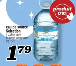 Marché Richelieu EAU DE SOURCE SELECTION | SELECTION SPRING WATER offer