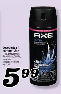 Marché Richelieu désodorisant corporel Axe offer