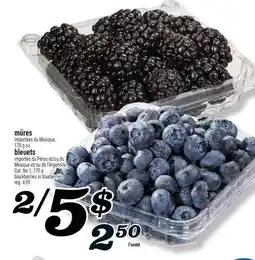 Marché Richelieu MÛRES | BLACKBERRIES offer
