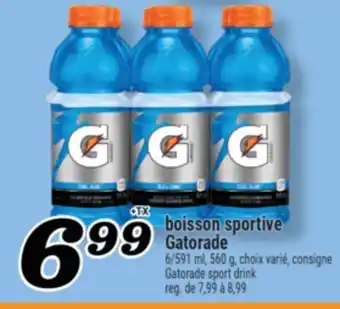 Marché Richelieu BOISSON SPORTIVE GATORADE | GATORADE SPORT DRINK offer