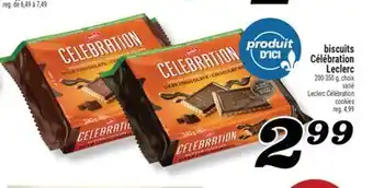 Marché Richelieu BISCUITS CÉLÉBRATION LECLERC | LECLERC CÉLÉBRATION COOKIES offer