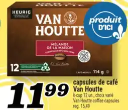 Marché Richelieu CAPSULES DE CAFÉ VAN HOUTTE | VAN HOUTTE COFFEE CAPSULES offer