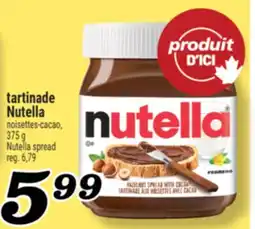 Marché Richelieu TARTINADE NUTELLA | NUTELLA SPREAD offer