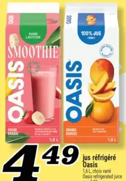 Marché Richelieu JUS RÉFRIGÉRÉ OASIS | OASIS REFRIGERATED JUICE offer