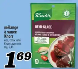 Marché Richelieu MÉLANGE À SAUCE KNORR | KNORR SAUCE MIX offer