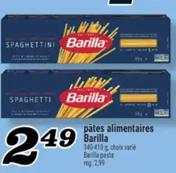 Marché Richelieu PÂTES ALIMENTAIRES BARILLA | BARILLA PASTA offer