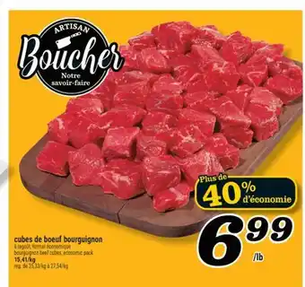 Marché Richelieu CUBES DE BOEUF BOURGUIGNON | BOURGUIGNON BEEF CUBES offer