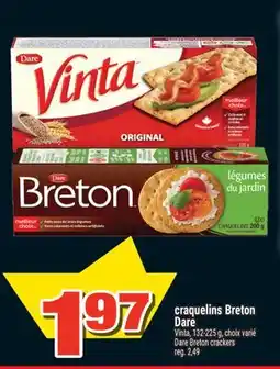 Super C CRAQUELINS BRETON DARE | DARE BRETON CRACKERS offer