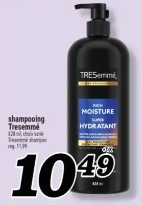 Marché Richelieu SHAMPOOING TRESEMMÉ | TRESEMMÉ SHAMPOO offer