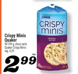 Marché Richelieu CRISPY MINIS QUAKER | QUAKER CRISPY MINIS offer