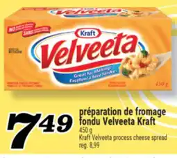 Marché Richelieu PRÉPARATION DE FROMAGE FONDU VELVEETA KRAFT | KRAFT VELVEETA PROCESS CHEESE SPREAD offer