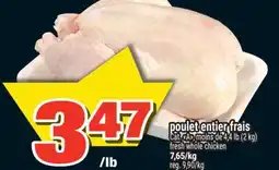 Super C POULET ENTIER FRAIS | FRESH WHOLE CHICKEN offer