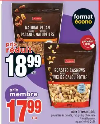 Super C noix Irrésistible | Irrésistible nuts offer