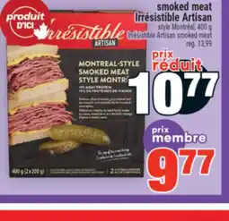 Super C SMOKED MEAT IRRÉSISTIBLE ARTISAN | IRRÉSISTIBLE ARTISAN SMOKED MEAT offer