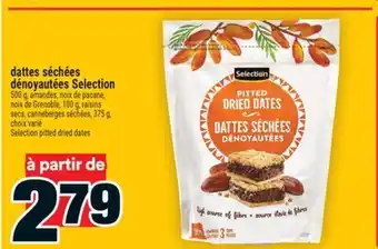 Super C DATTES SÉCHÉES DÉNOYAUTÉES SELECTION | SELECTION PITTED DRIED DATES offer
