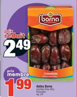 Super C DATTES BORNA | BORNA DATES offer