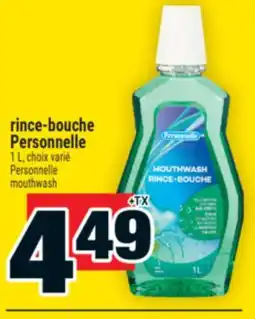 Super C rince‑bouche Personnelle | Personnelle mouthwash offer