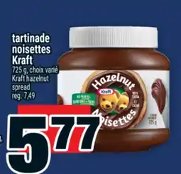 Super C TARTINADE NOISETTES KRAFT | KRAFT HAZELNUT SPREAD offer