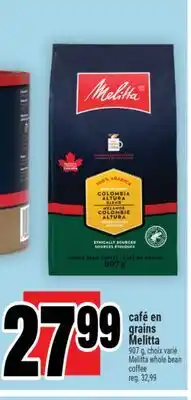 Super C CAFÉ EN GRAINS MELITTA | MELITTA WHOLE BEAN COFFEE offer