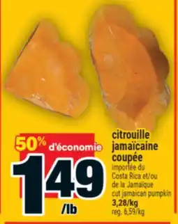 Super C CITROUILLE JAMAÏCAINE COUPÉE | CUT JAMAICAN PUMPKIN offer