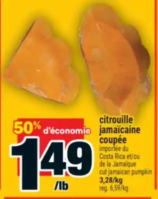 Super C CITROUILLE JAMAÏCAINE COUPÉE | CUT JAMAICAN PUMPKIN offer