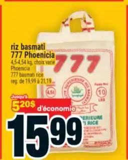 Super C riz basmati 777 Phoenicia | 777 basmati rice offer