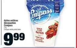 Super C Dattes entières dénoyautées Compass | Compass whole pitted dates offer