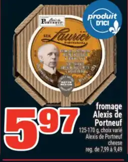 Super C fromage Alexis de Portneuf | Alexis de Portneuf cheese offer