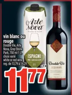 Super C VIN BLANC OU ROUGE | WHITE OR RED WINE offer