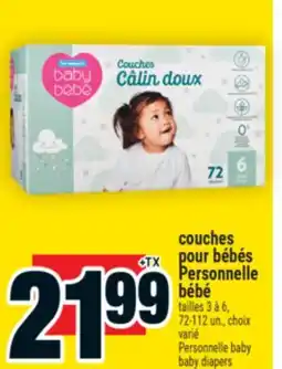 Super C COUCHES POUR BÉBÉS PERSONNELLE BÉBÉ | PERSONNELLE BABY BABY DIAPERS offer