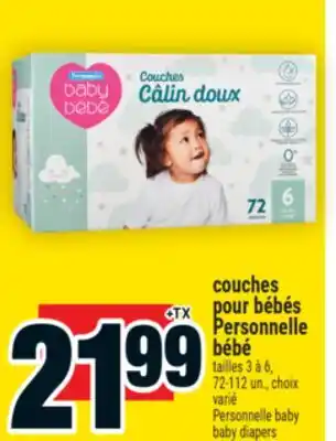 Super C COUCHES POUR BÉBÉS PERSONNELLE BÉBÉ | PERSONNELLE BABY BABY DIAPERS offer