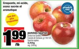 Super C pommes Spartan | Spartan apples offer