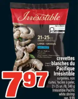 Super C crevettes blanches du Pacifique Irrésistible offer