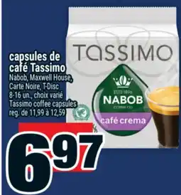 Super C CAPSULES DE CAFÉ TASSIMO | TASSIMO COFFEE CAPSULES offer